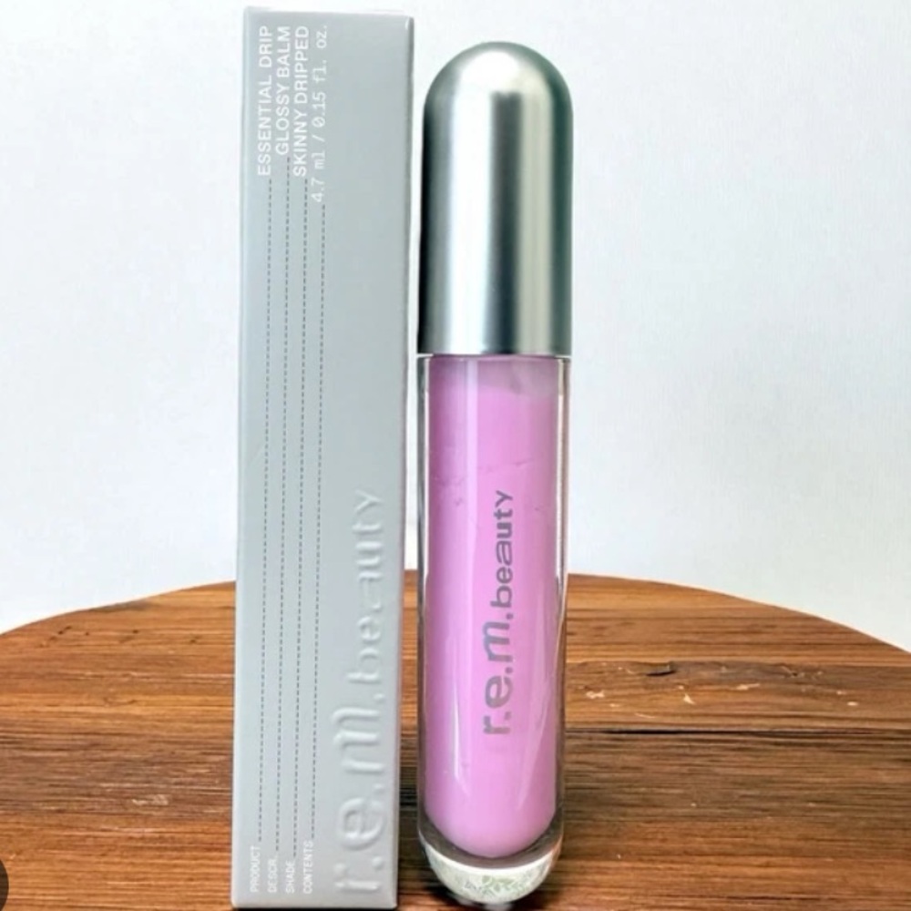 R.E.M Beauty Essential Drip Glossy Lip Balm Lipgloss in Skinny Dripped BNIB
